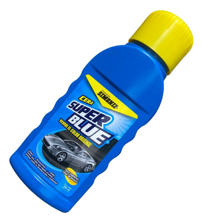 Cera Super Blue Para Brillar Vehiculos Shampoo Autobrillante