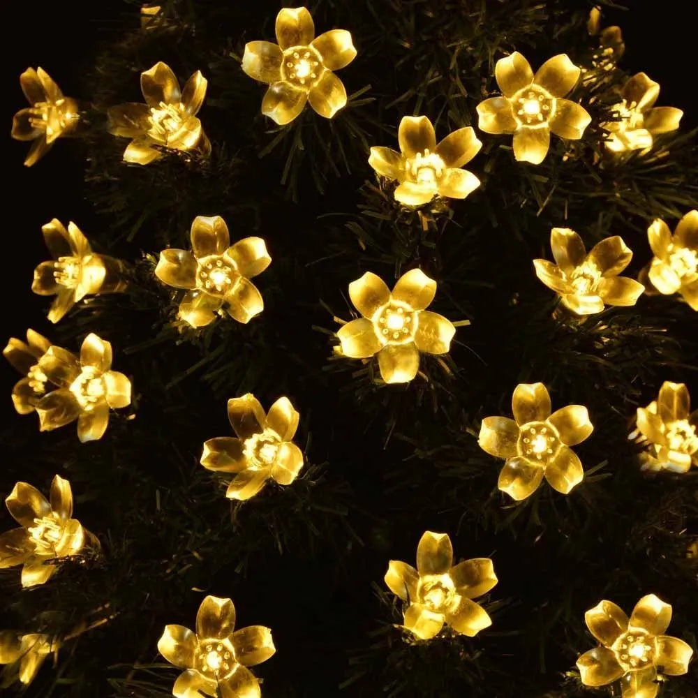 Extensión 50 Luces Navideñas Led Solar Qedertek 22.96