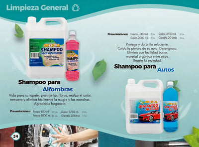 Shampoo Orion para Autos X1000ml