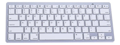 Teclado Bluetooh Recargable Inalambrico Tablet Celular Pc Teclado Multicolor