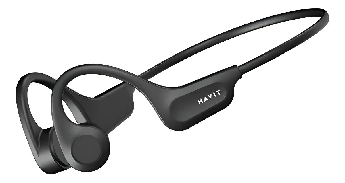 Audífonos De Conducción Osea Bluetooth 5.3 Ipx5 Havit E531bt Negro