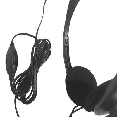 Diadema Para Pc Y Celular Con Micrófono Ahp-23-701 Negro