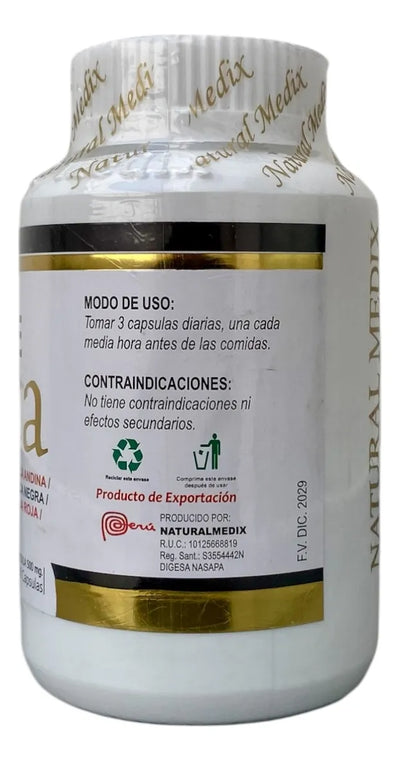 Triple Maca Peruana X2 + Regalo Sin Sabor