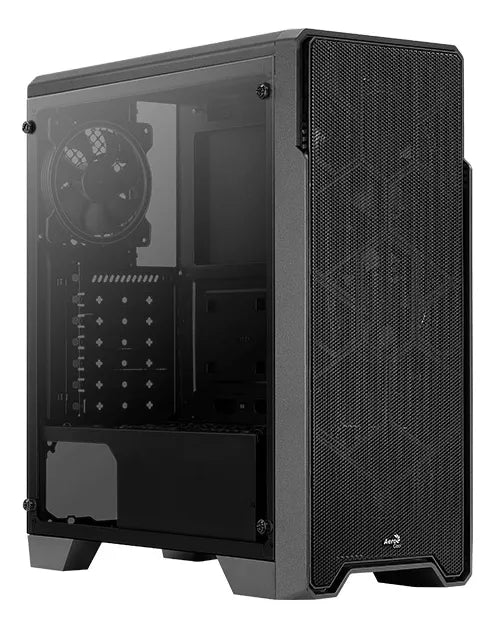 Gabinete Chasis Gamer Aerocool Ore Saturn 4 Ventiladores Color Negro