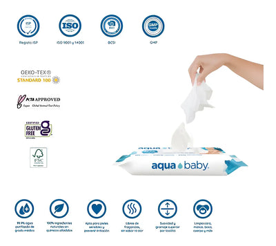 Toallitas húmedas Aqua Baby Toallitas Húmedas 120 u