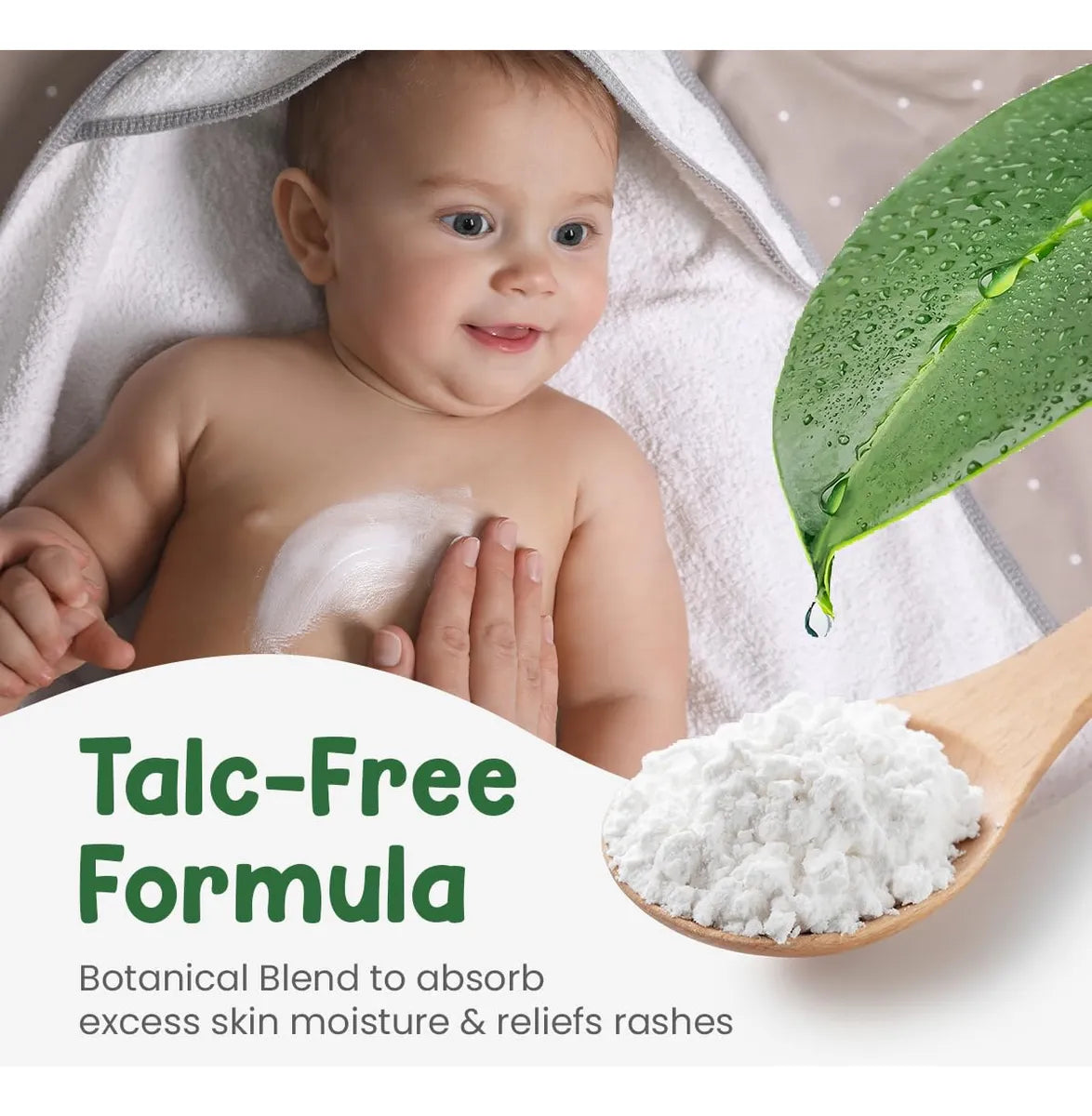 Piel Suave Para Bebes Con Polvos Naturales
