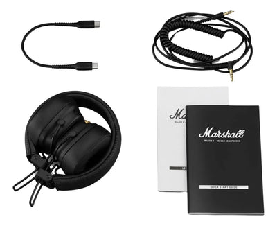 Audífonos Marshall Major V Inalámbricos Bluetooth - Negro