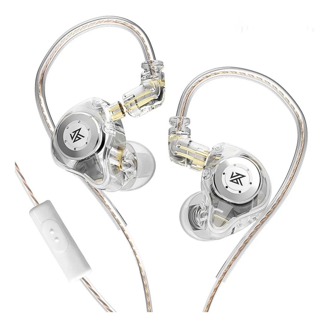 Audífonos In-ear KZ EDX Pro con Micrófono Blanco