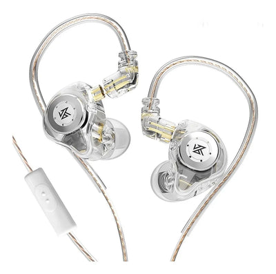 Audífonos In-ear KZ EDX Pro con Micrófono Blanco