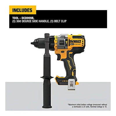 Taladro Percutor Dewalt Flexvolt Advantage Max DCD999B Amarillo/Negro