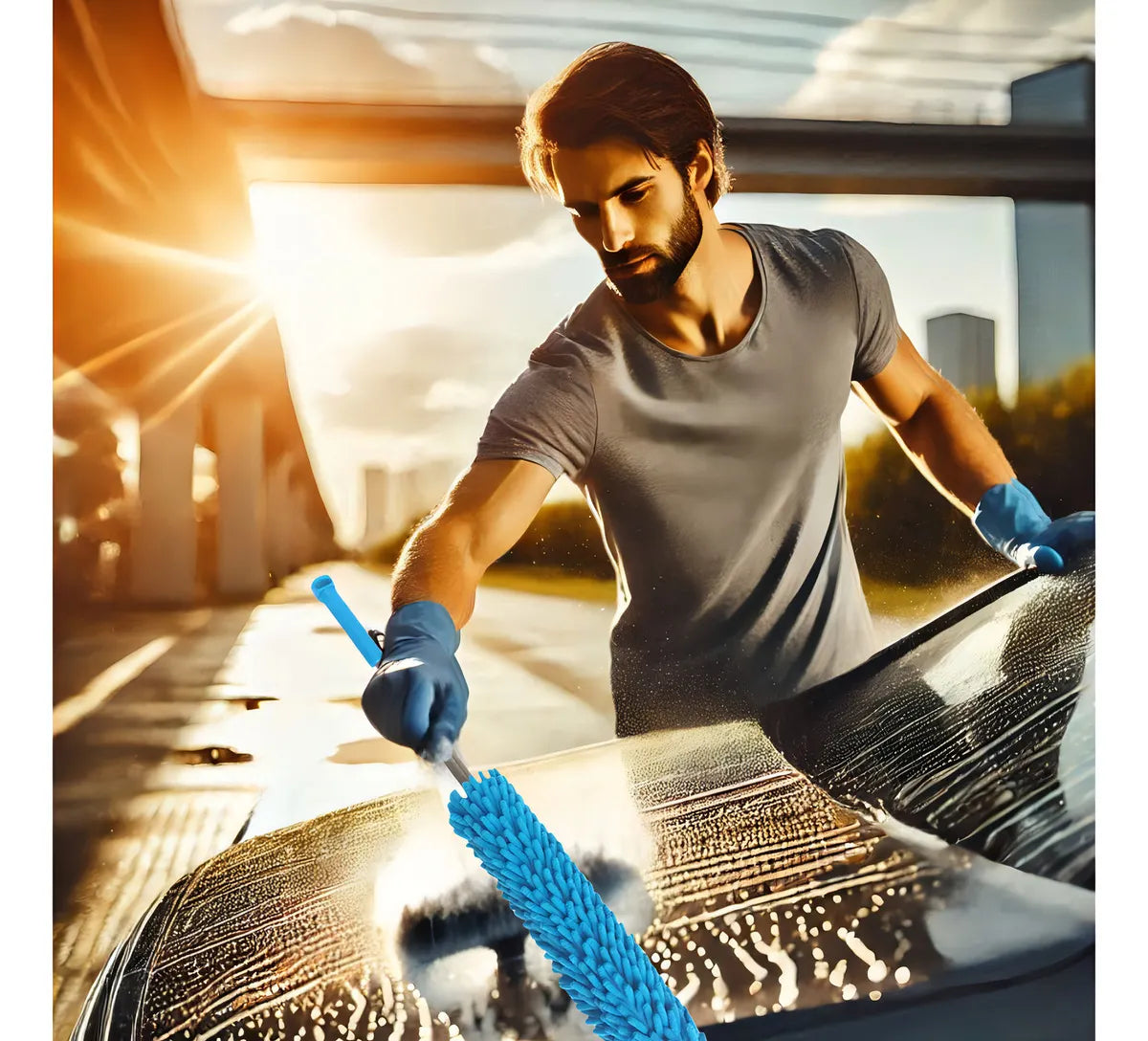 Kit Completo De Limpieza Vehicular Shampoo Cera Restaurador