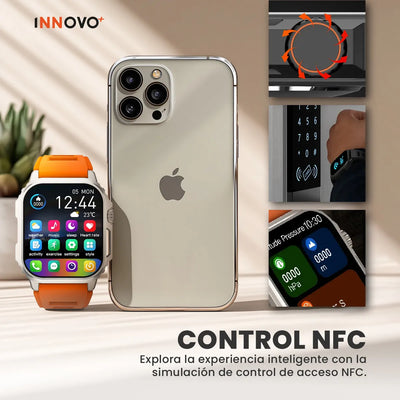 Smartwatch Mobulaa Iw10 Mini Bluetooth 5.0 Ip67 Orange