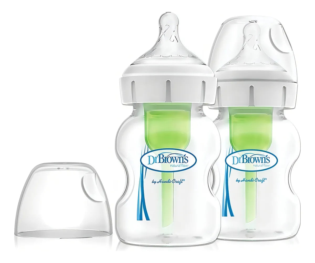 Set Tetero 5oz B A Options + Pq-2 Color Transparente