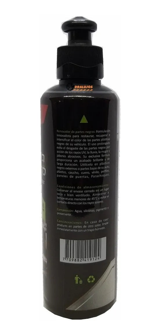 1 Renovador De Piezas Negro Perfecto X 200ml Carro Universal