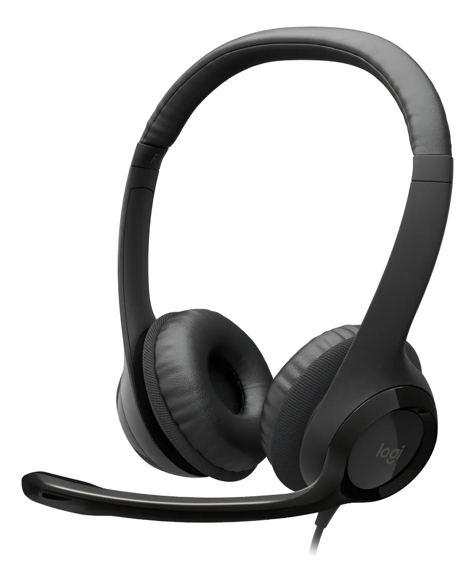 Logitech H390, Diadema Usb / Mic Sin Ruido Y Controles Cable Negro