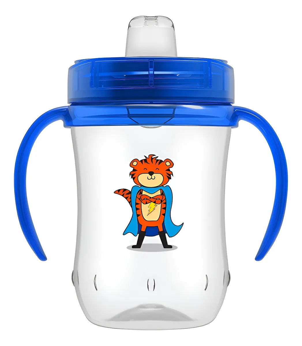 Vaso Entrenador Boquilla Blanda Dr. Brown's 9 Onz Azul