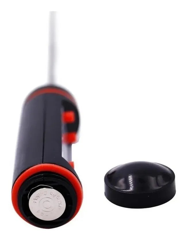 Termometro Digital Lcd Pincha Carne -50° A 300° - 4 Botones Color Negro