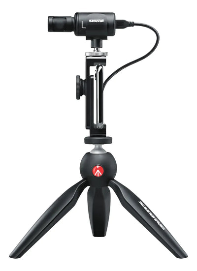 Micrófono Shure MV88 + Video Kit Condensador Cardioide color negroS