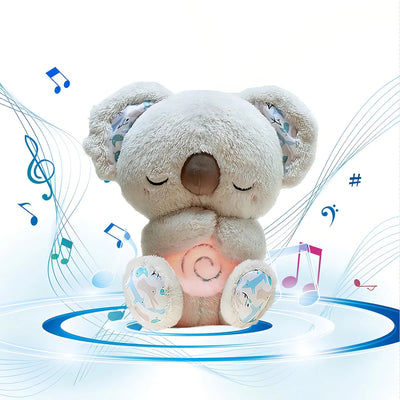 El Sueño De Los Niños: Koala Que Late, Brilla Y Respira Color Gris