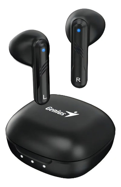 Micrófono Auricular Genius Hs-m905bt Negro Color de la luz Azul