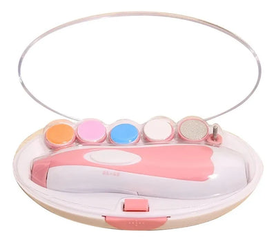 Lima Electrica Corta Uñas Bebe - Unidad Color Rosado