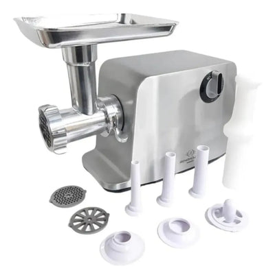Molino Eléctrico Picador De Carne Procesador Renahouse Plateado