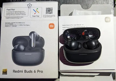 Smart Band 9 Gris + Redmi Buds 6 Pro Negro 100% Originales Mesh