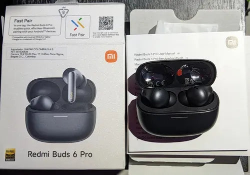 Smart Band 9 Gris + Redmi Buds 6 Pro Negro 100% Originales Mesh