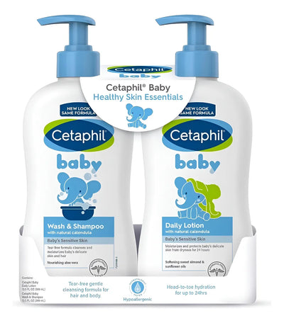 Kit Cetaphil Bebe Loción Y Shampoo Original