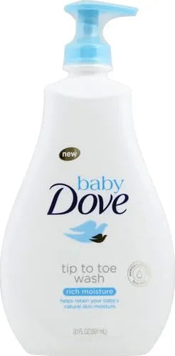 Jabón Para Bebé Dove, Hidratante, Hipoalergénico, 20 Oz