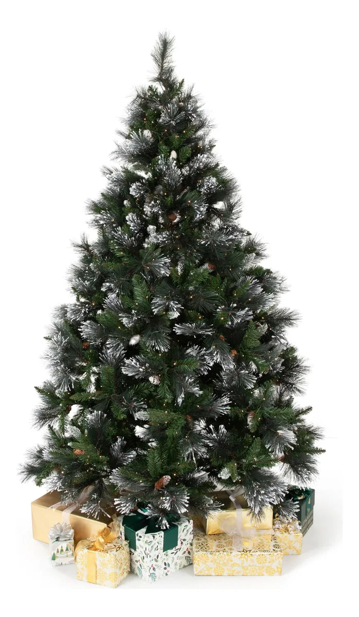 Papyrus Arbol De Navidad Artificial Preiluminado De 7 Pies,