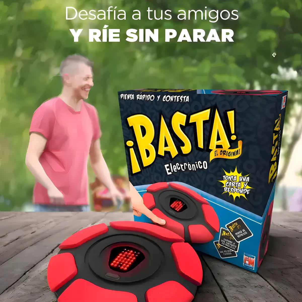 Juego De Mesa Basta Versión 2.0 Viral Interactivo Tablero Electrónica En Español, Para Pensar Rápida, Juego De Palabras De Ritmo Rápido, Juego Familiares, Fiestas Y Entretenimiento