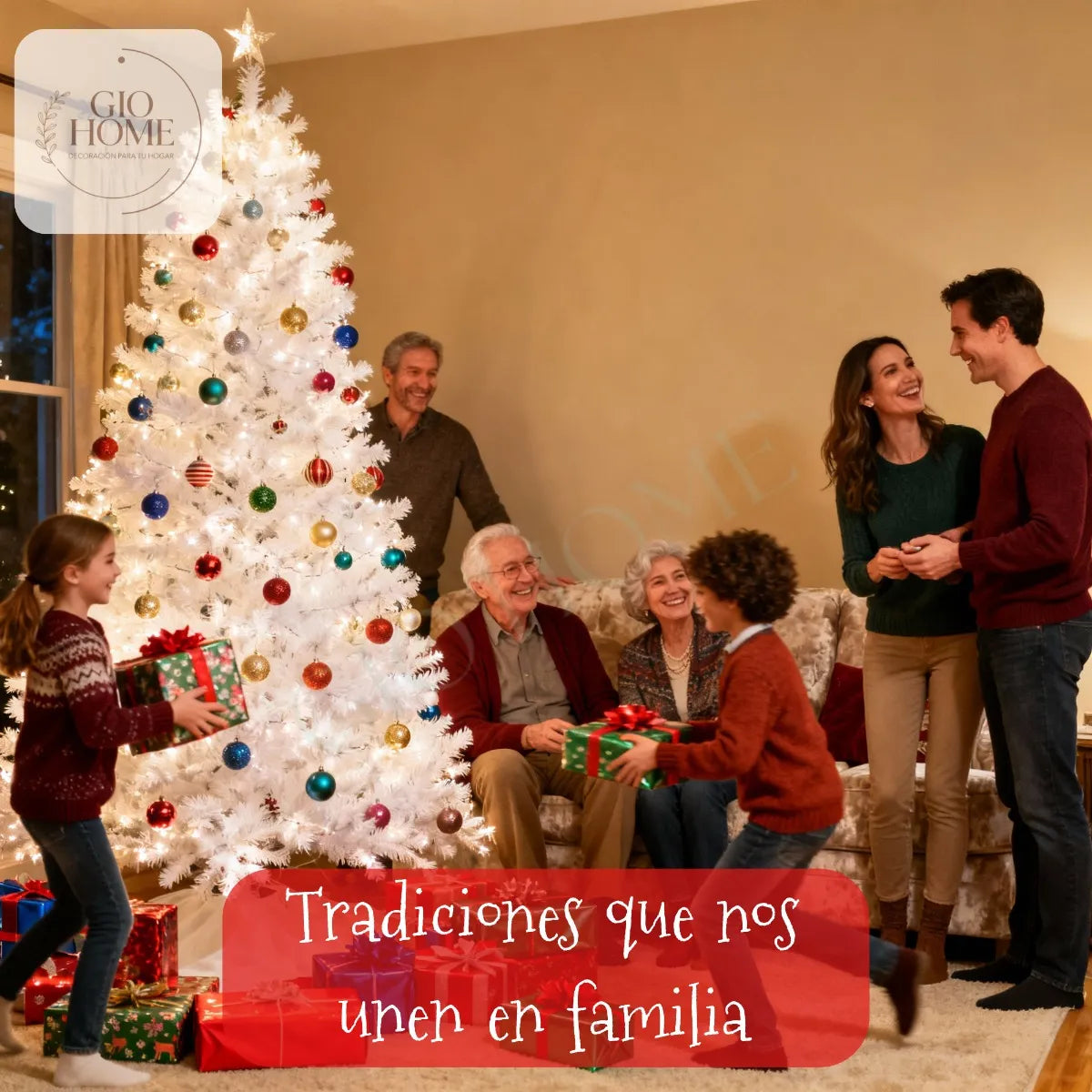 Arbol De Navidad Siberiano 2.00m 358 Puntas Gio Home Pino Navideño Look Natural Base Metalica Artificial Para Decoracion Con Bolas Adornos Extension Cintas Bombillos Botas Campanas Luces Estrella Noel
