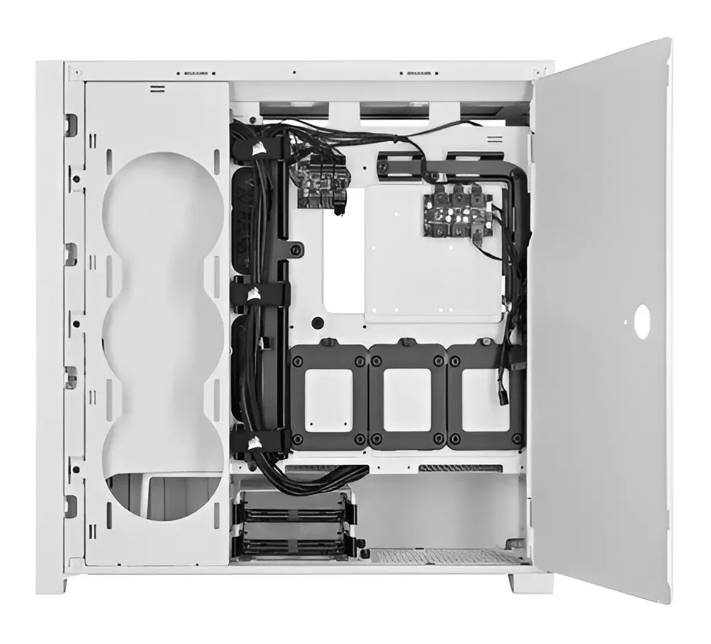 Chasis Corsair Icue 5000x Rgb Ql Edition True White Color Blanco