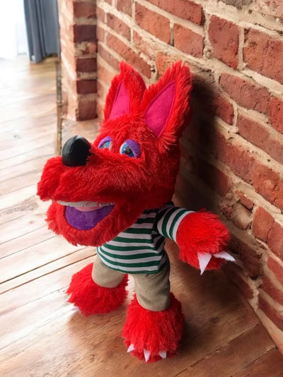 Peluche Lobo Aurelio Cheveroni- Club 10 Pantalón Pana Y Camisa Rayas Verdes