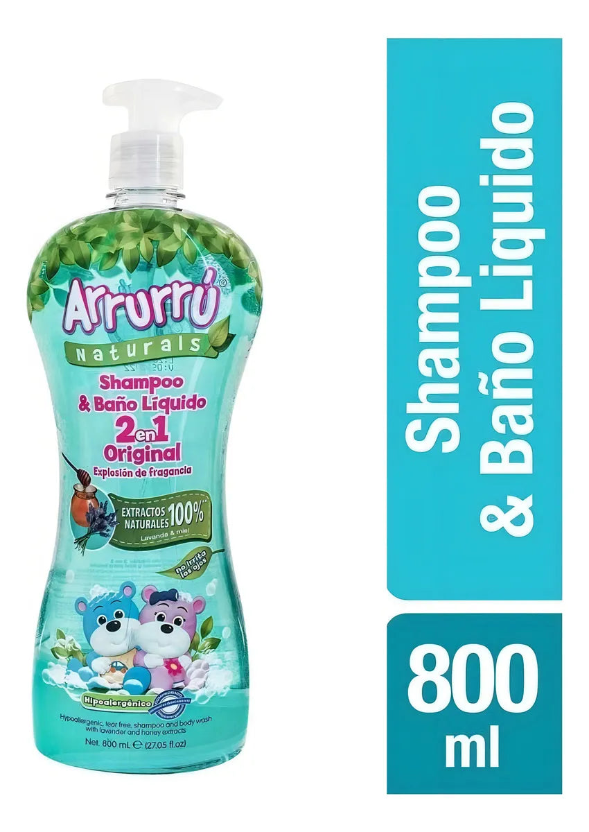 Shampoo & Baño Líquido Arrurrú - mL a $36