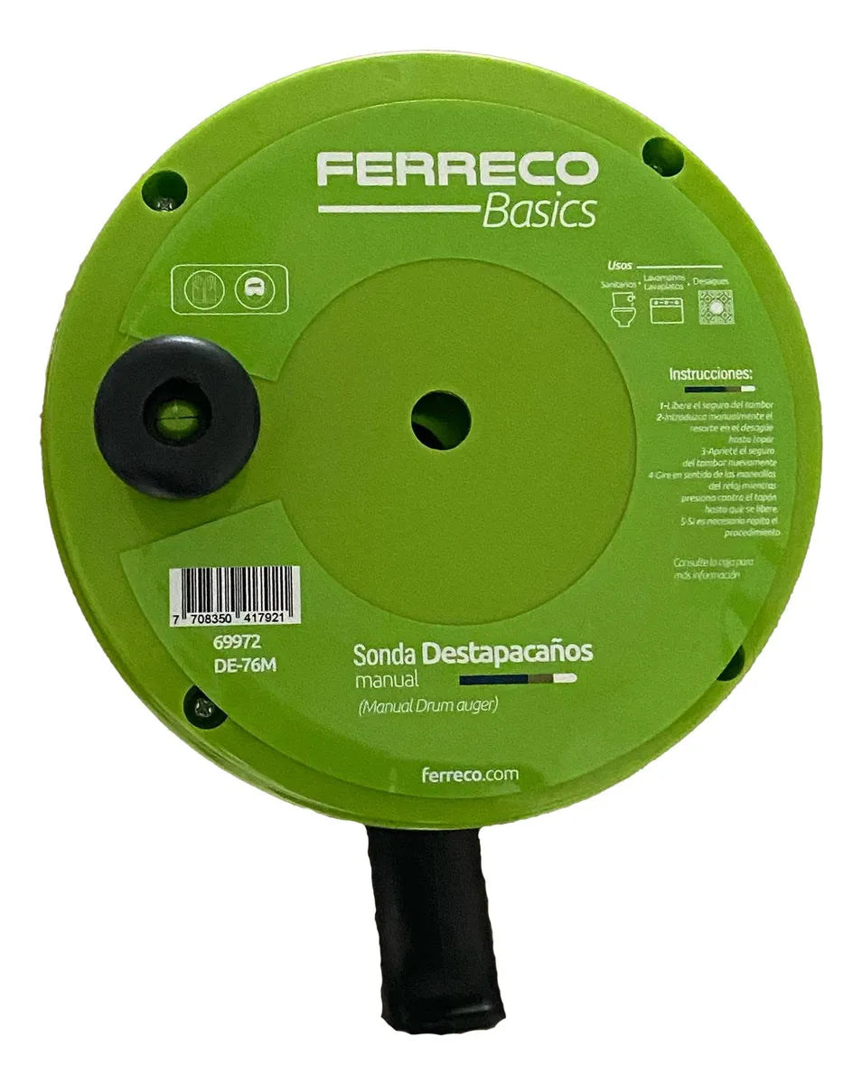 Destapacaños Destapa Caños Cañeria Sonda 7,6mt X 1/4pg