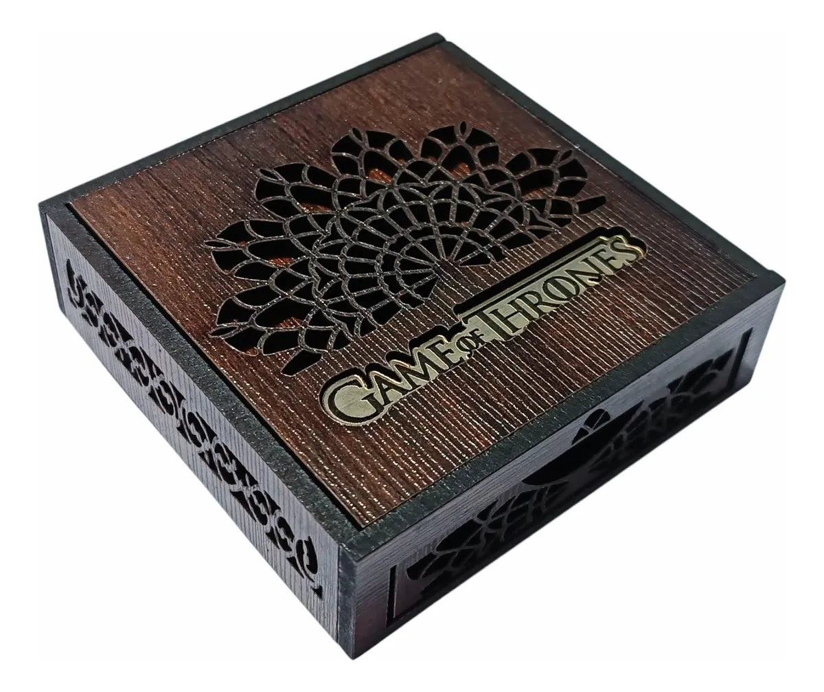 Caja Madera Game Of Thrones Decorativa Para Regalo Marrón Oscuro Box Game Of Thrones