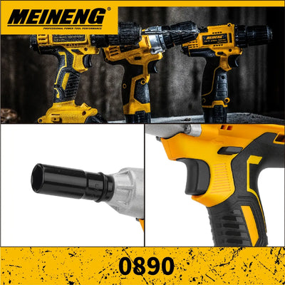 Pistola De Impacto Inalámbrica 1/2 Pulgadas. Meineng 3100rpm - Amarillo - 50hz/60hz
