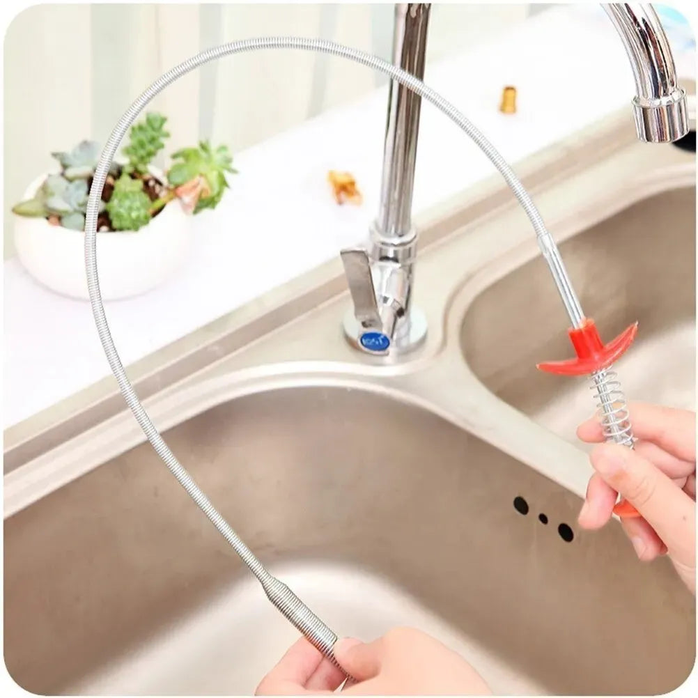 Sonda Destapa Cañería 85cm Lavamanos, Baños, Tinas, Duchas
