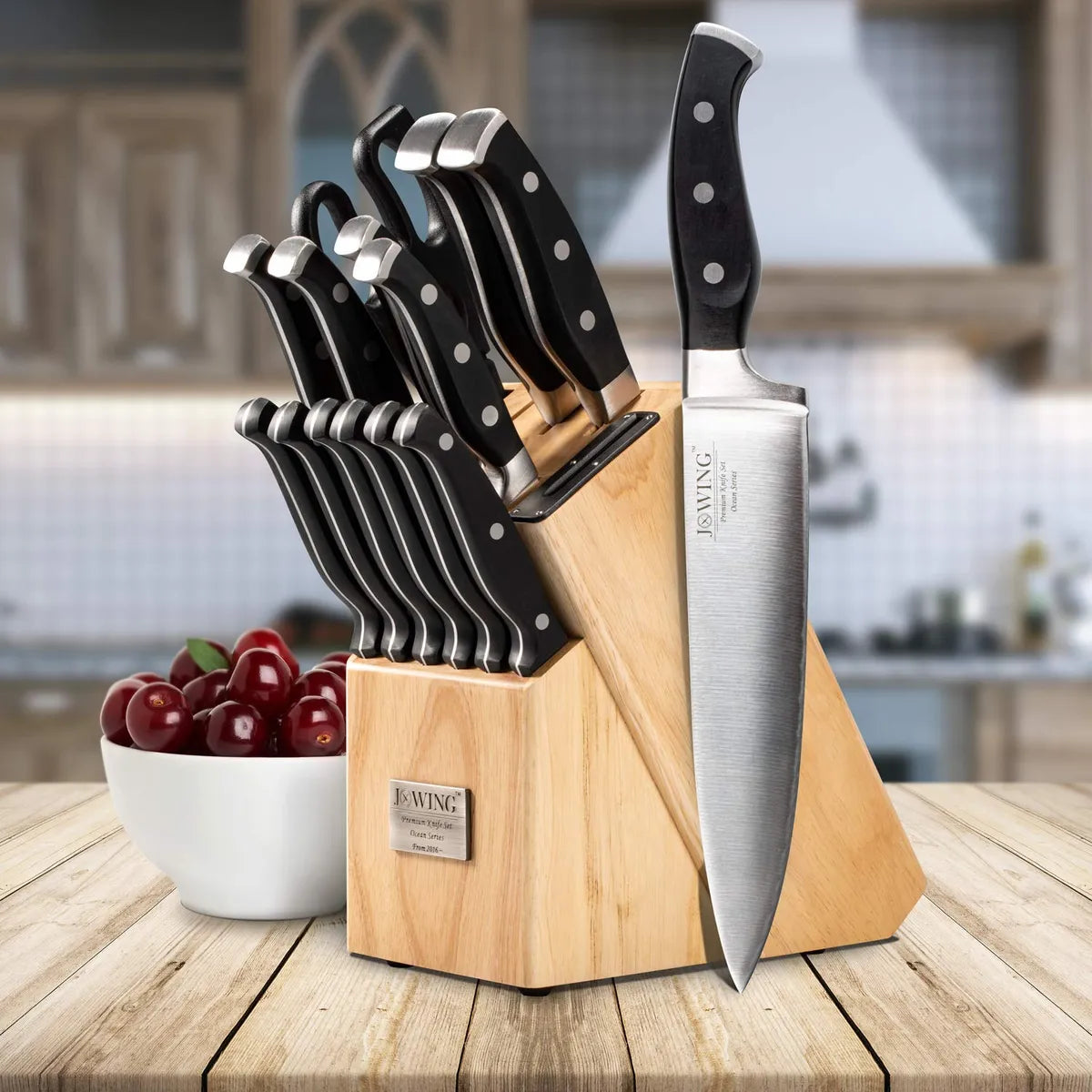Juego De Cuchillos De Cocina De Acero Inoxidable Alemn De Al