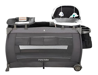 Pamo Babe Deluxe Nursery Center Comodo Corralito Para Bebes