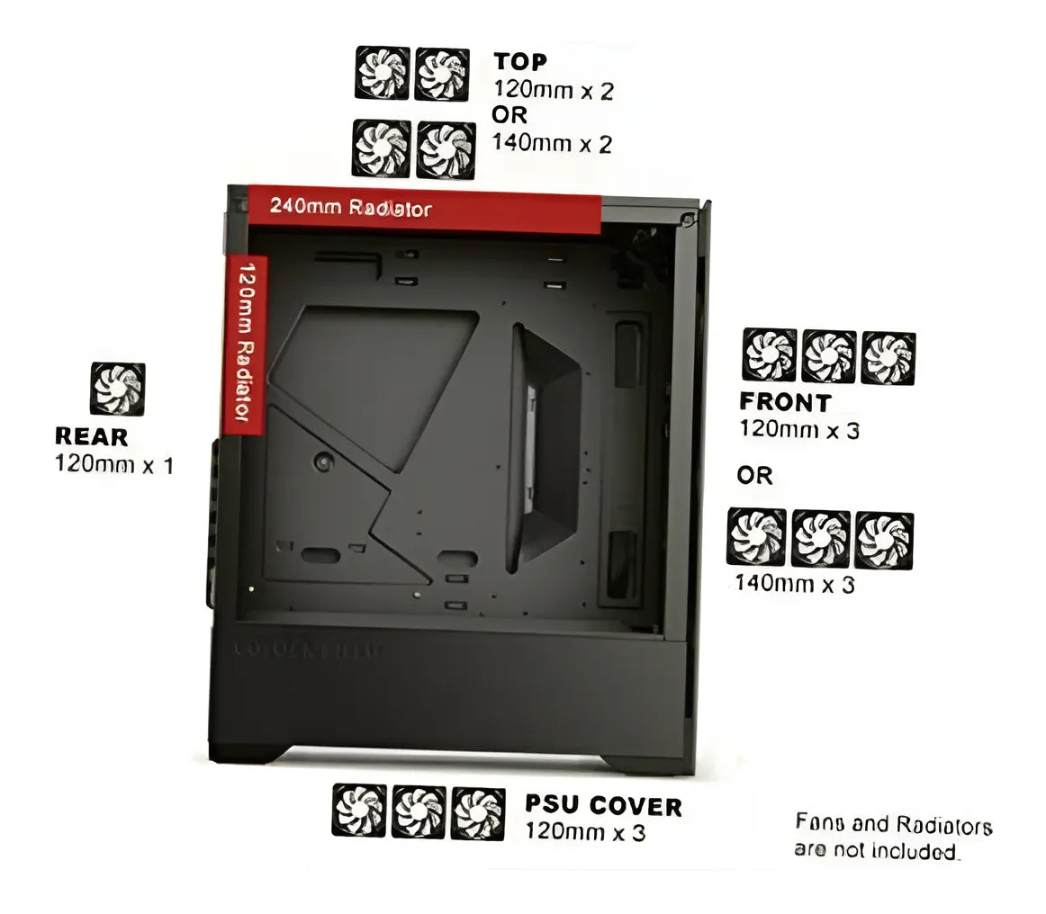 Bgears B-voguish Pc Para Juegos Con Torre Media Atx De