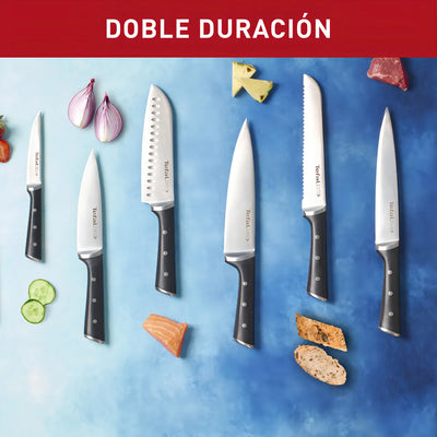 Cuchillo para pan Tefal Ice Force 20cm color negro