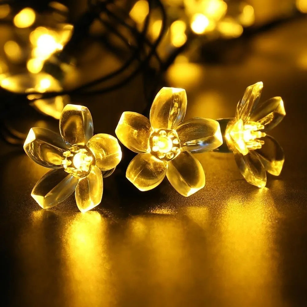 Extensión 50 Luces Navideñas Led Solar Qedertek 22.96