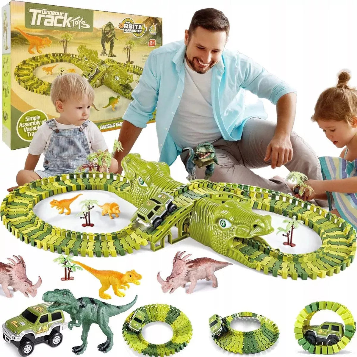 PISTA DE CARRERAS DINOSAURIO XC256C MUNBE