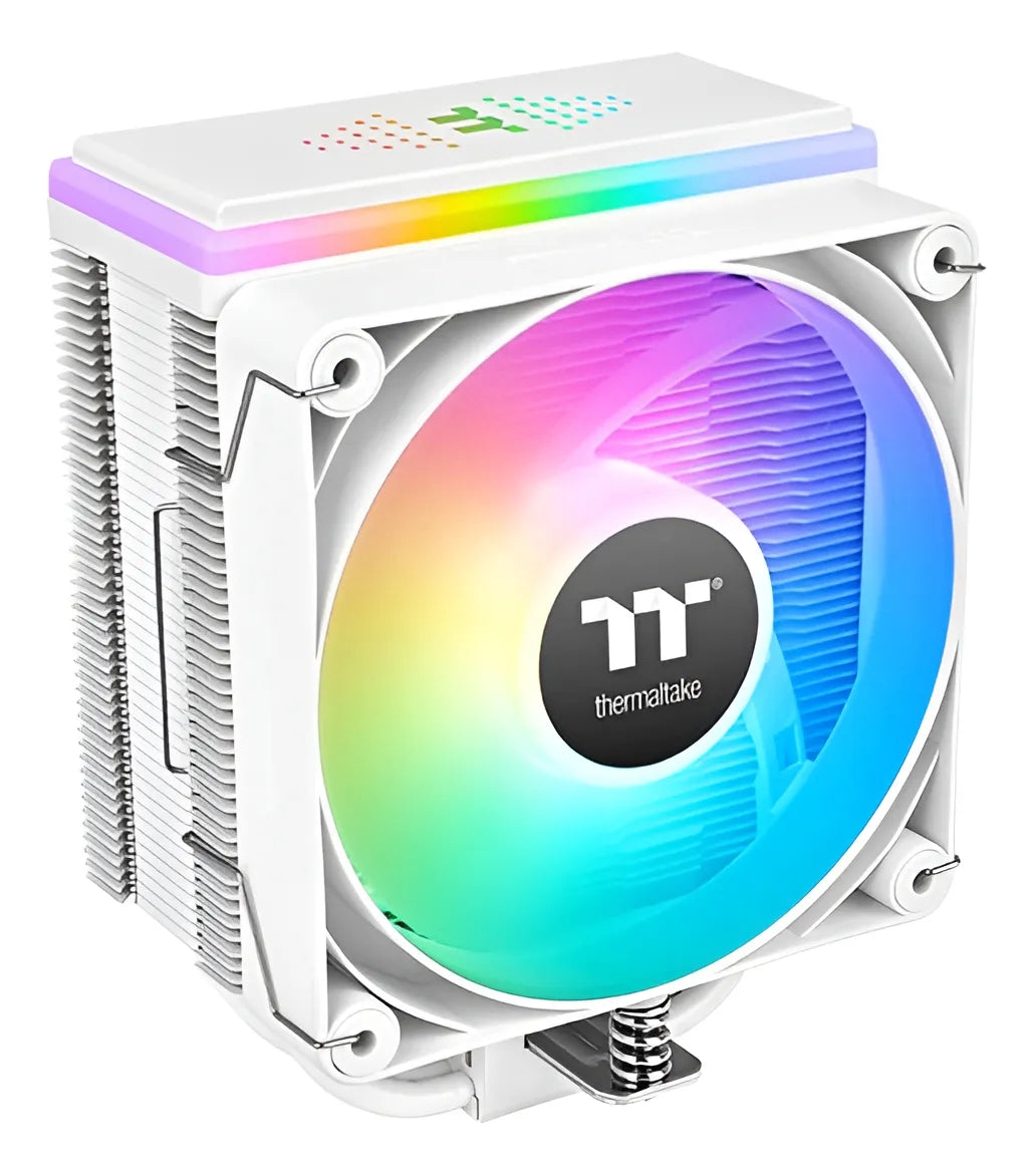 Disipador Cooler Cpu Thermaltake Astria 400 White 160mm Tdp 230w Argb Comp. Amd Am5 Intel 1700 Color Blanco