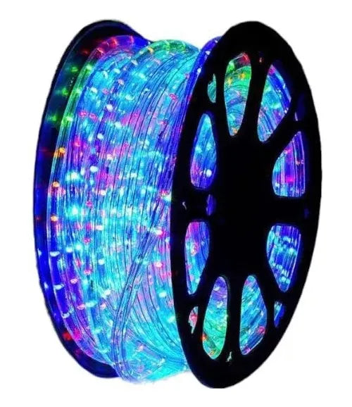 Manguera Navideña Tipo Led Multicolores X 100 Metros Multicolor