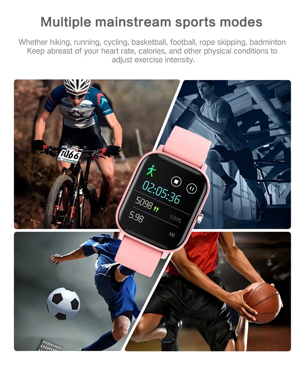 Smartband Colmi P Series P8 display de 1.69" con correa de silicona - color black
