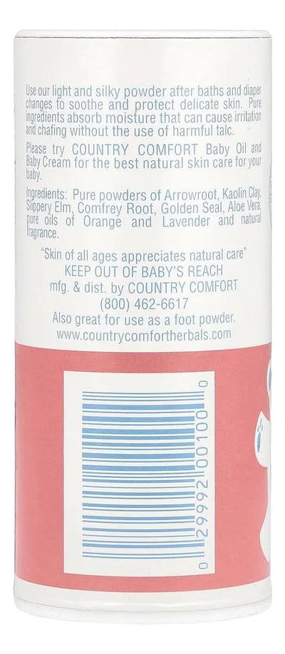 Polvo Herbal Natural Para Bebés, Sin Talco 3 Oz